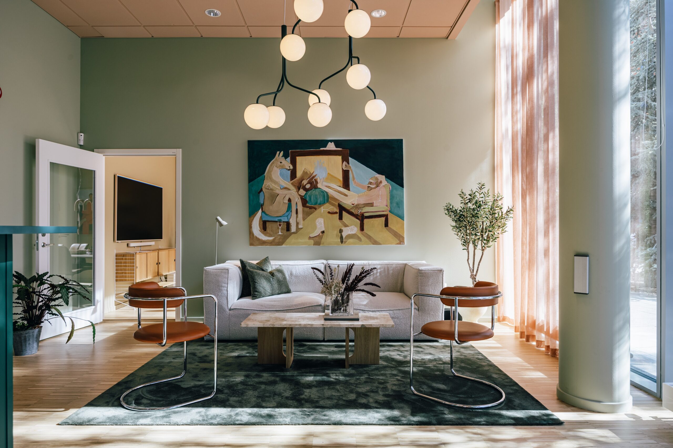 Loungegrupp på Notars Kontor i Malmö